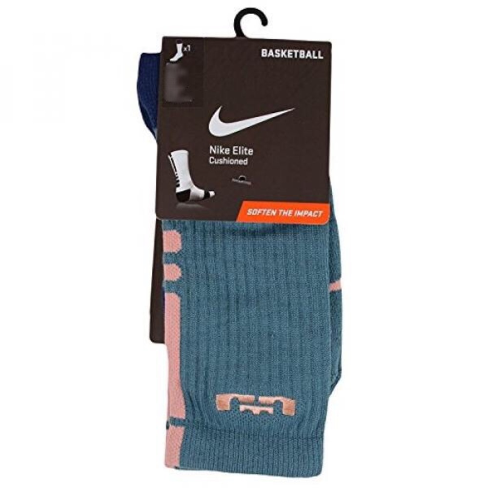 NWT Teal & Pink Nike Elite Crew Socks!